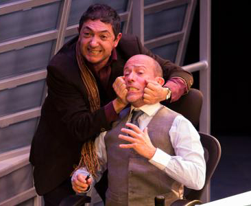 Diego Trujillo y Ernesto Benjumea en El Crédito Foto: Teatro Nacional